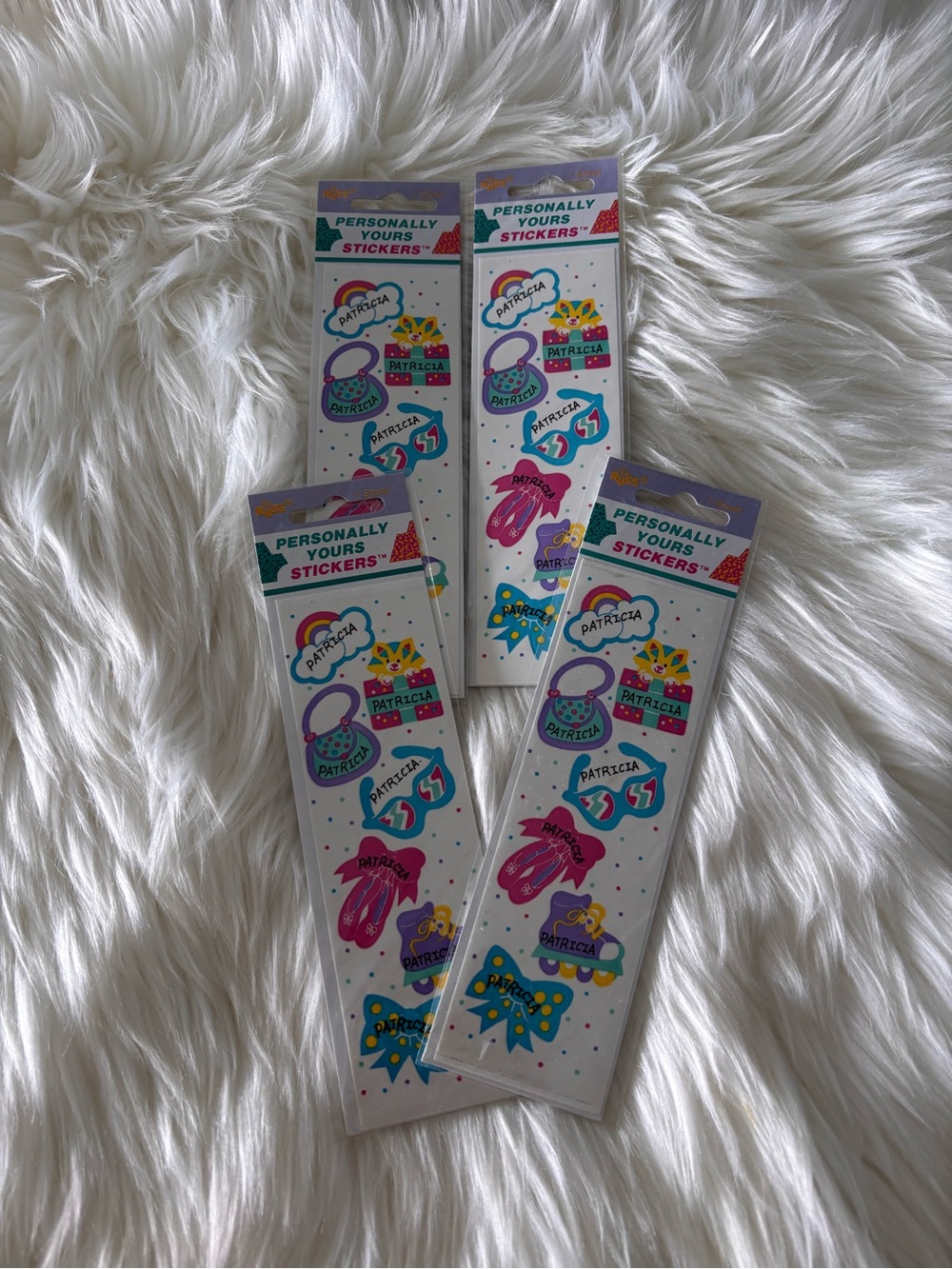 Russ Personally Yours Stickers - Patricia Set of 4